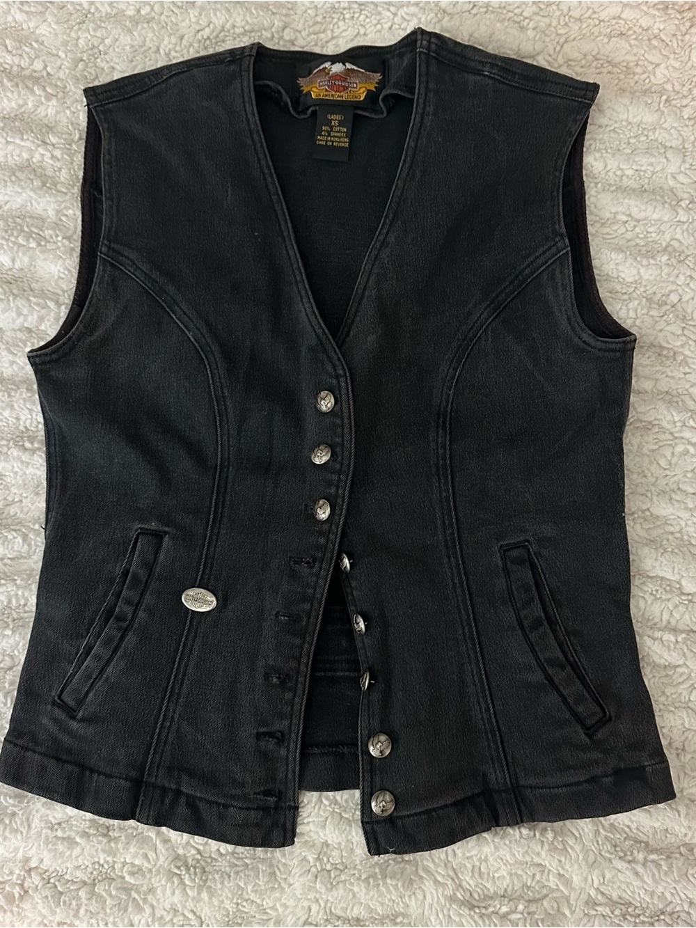 Vintage Harley Davidson Vest